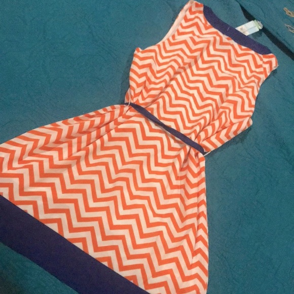 Mud Pie Chevron Dress❌ - Picture 5 of 5